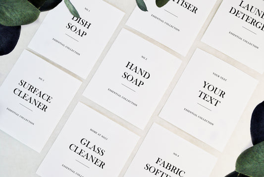 Personalised Home Essentials Labels