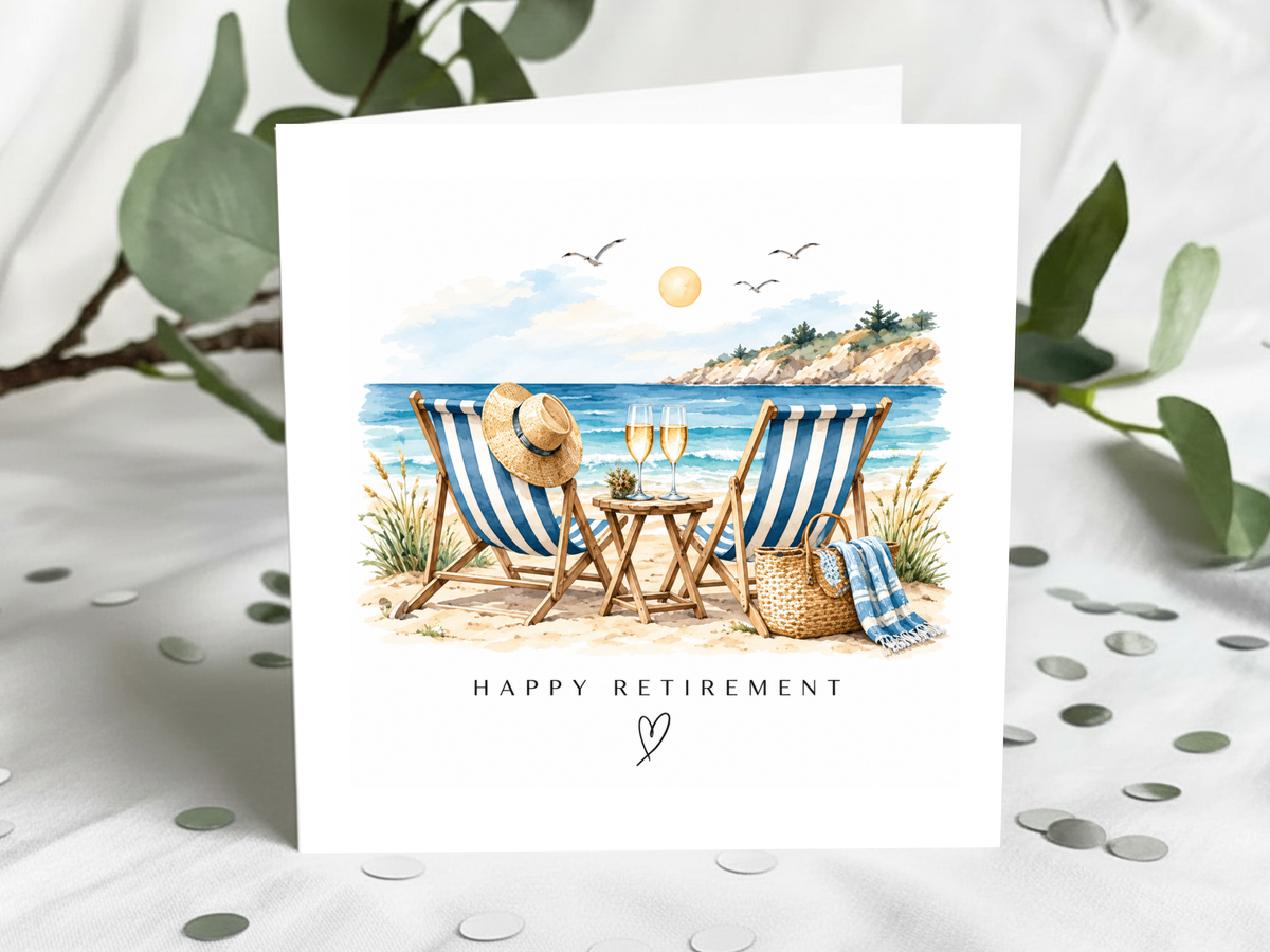 Personalised 'Happy Retirement' Greeting Card