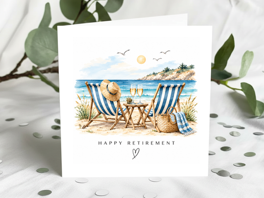 Personalised 'Happy Retirement' Greeting Card