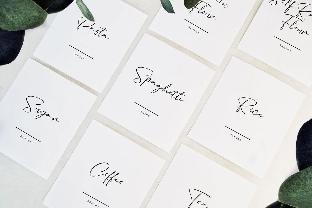 Personalised Kitchen Pantry Labels